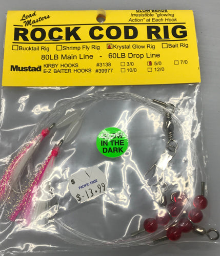 Lead Master Rock Cod Rig Glow 5/0