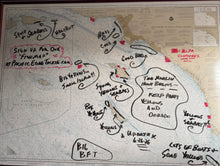 Load image into Gallery viewer, Fish Report Map (NOAA Map Not For Sale)