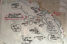 Load image into Gallery viewer, Fish Report Map (NOAA Map Not For Sale)