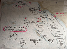 Load image into Gallery viewer, Fish Report Map (NOAA Map Not For Sale)