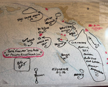 Load image into Gallery viewer, Fish Report Map (NOAA Map Not For Sale)