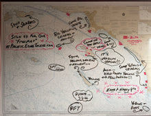 Load image into Gallery viewer, Fish Report Map (NOAA Map Not For Sale)
