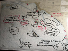 Load image into Gallery viewer, Fish Report Map (NOAA Map Not For Sale)