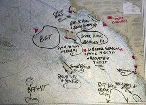 Fish Report Map- Not for Sale