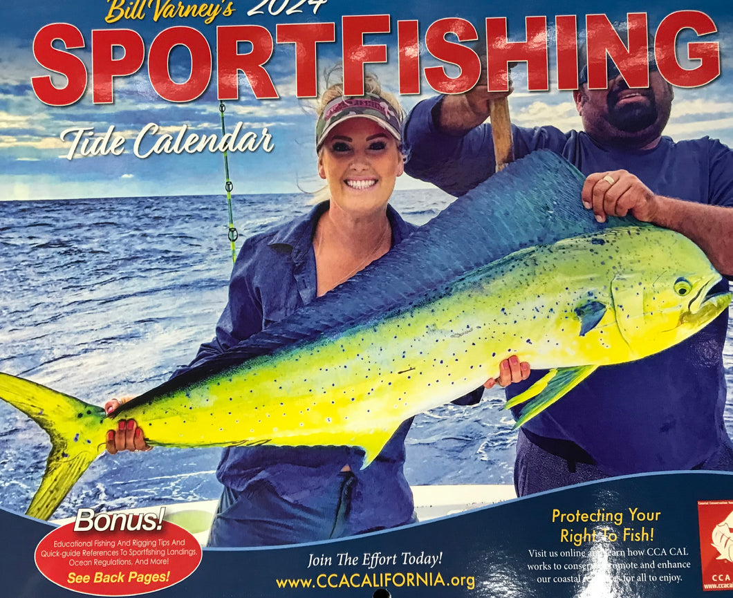 2024 Sport Fishing Calendar Pacific Edge Tackle